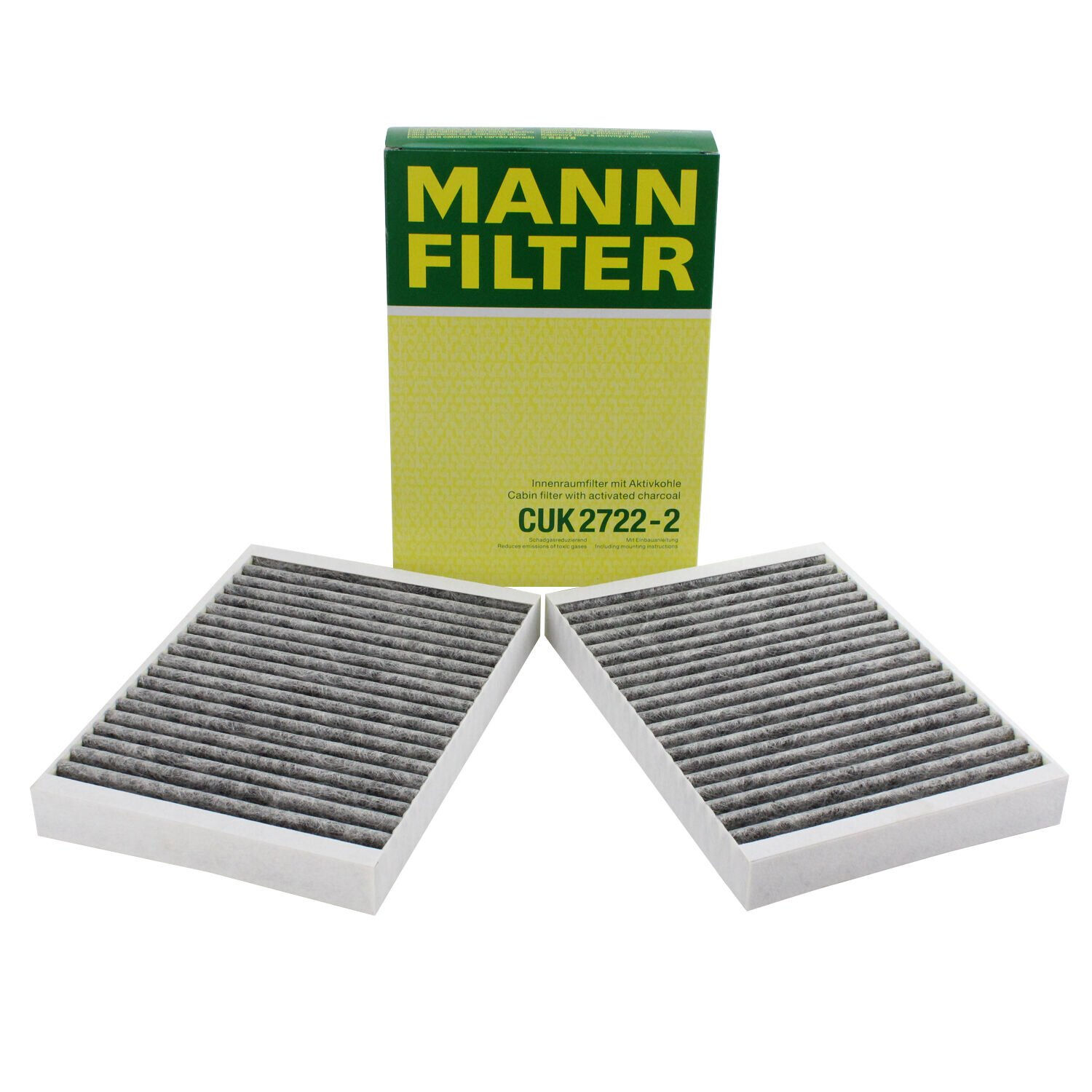 Mercedes S Serisi W221 Polen filtresi Çiftli Karbonlu 2006-2012 MANN 2218300718