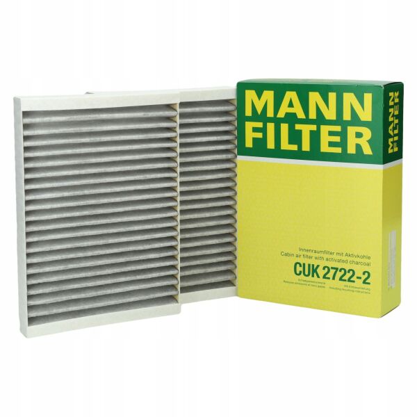 Mercedes S Serisi W222 Polen filtresi Çiftli Karbonlu 2013-2021 MANN 2228300318