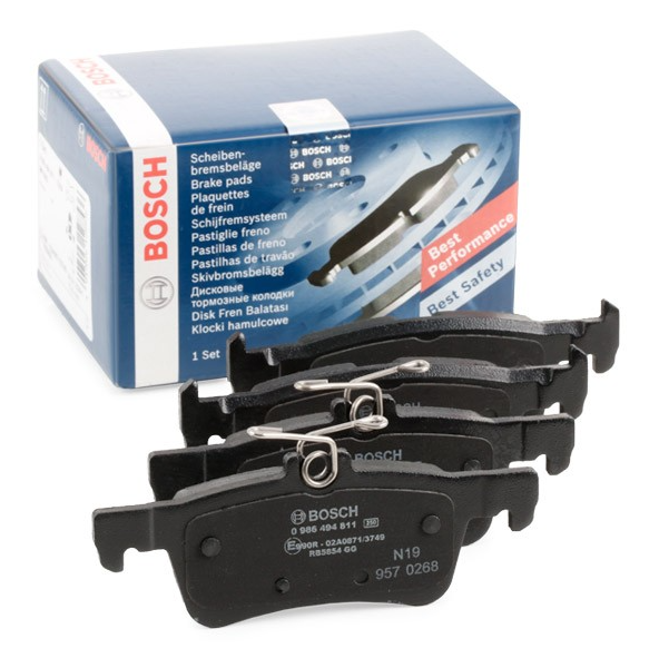 Peugeot 308 Arka Fren Balatası 1.2 Benzinli 2014-2021 BOSCH