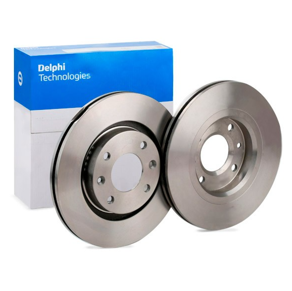Peugeot 206 Ön Fren Diski 1.6 HDİ 2005-2007 266mm 2 Adet DELPHİ