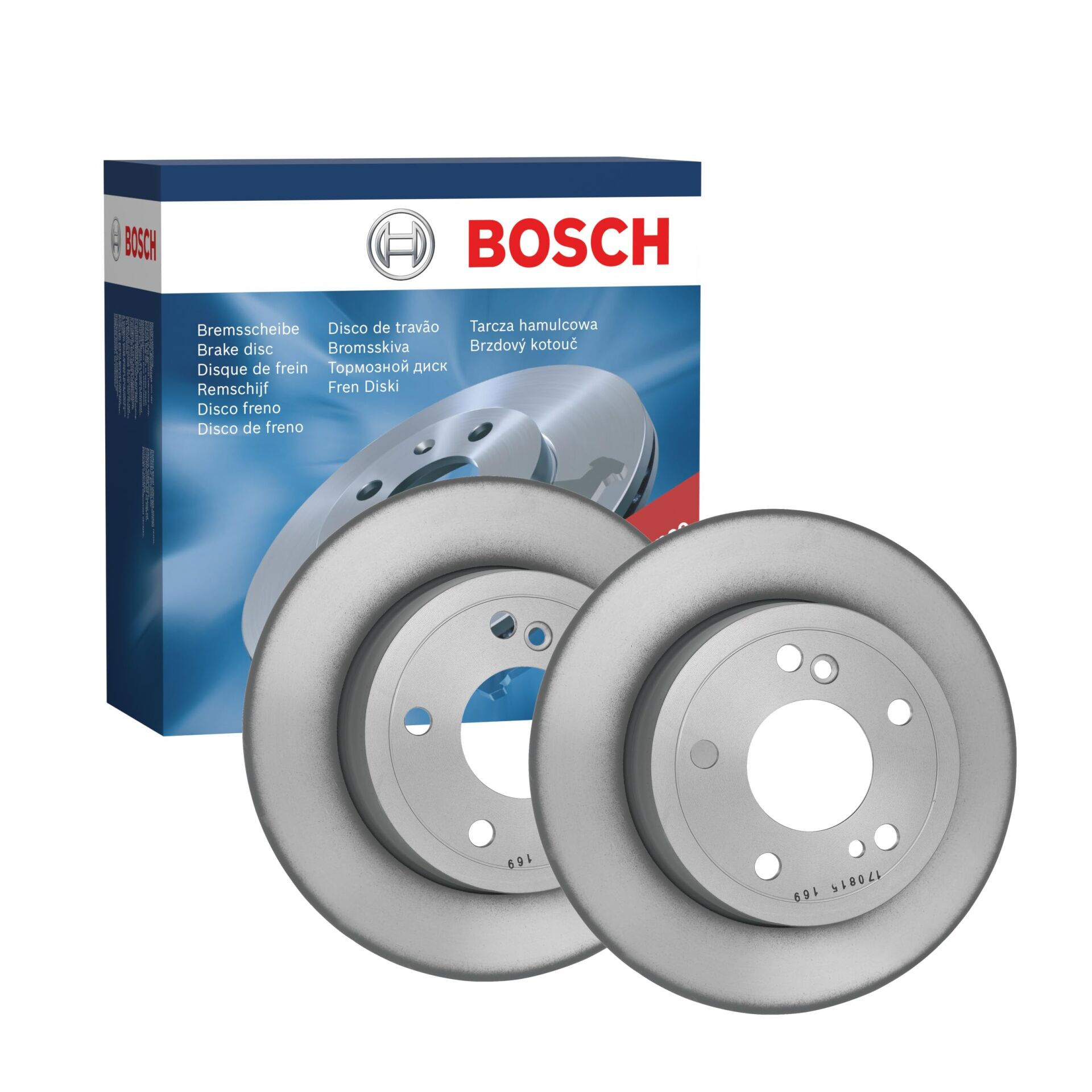 Mercedes CLK Serisi W209 Arka Fren Disk takımı CLK 200 Kompressor 2003-2009 BOSCH 2104230912