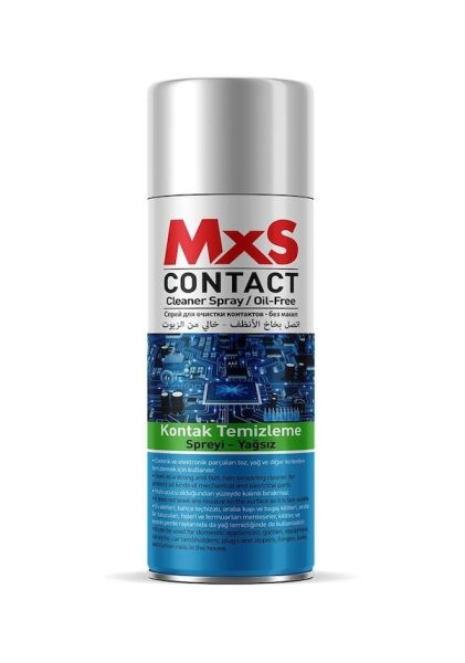 Mxs  Elektronik  Kart  Devre  Kontak  Temizleyici  Sprey  Yağsız  400  Ml  1  Adet