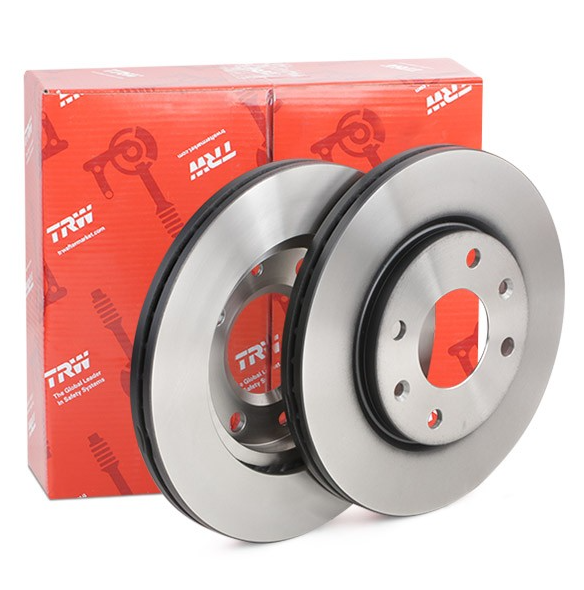 Peugeot 206 Ön Fren Diski 1.4 HDI 2001-2009 247mm 2 Adet TRW