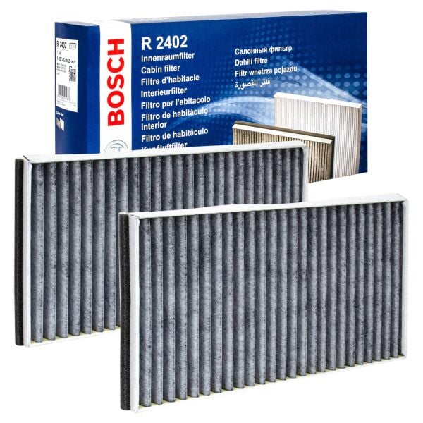 Bmw 5 Serisi E60 Polen Filtresi Çiftli Karbonlu 2003-2010 BOSCH 64319171858