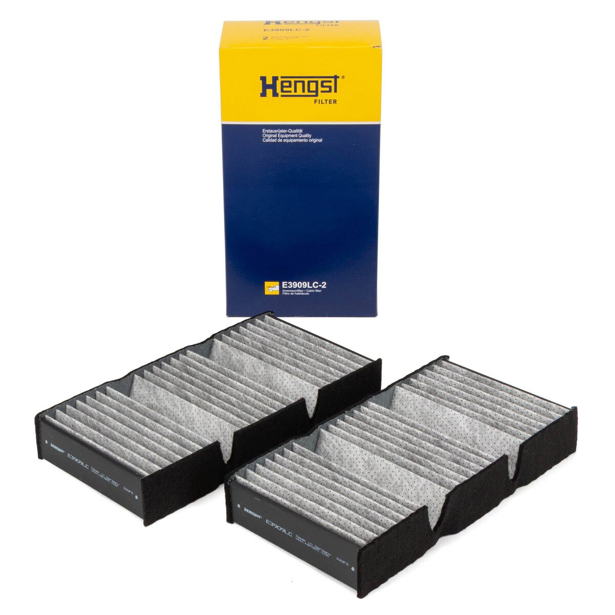 Mercedes ML Serisi W166 Polen filtresi Çiftli Karbonlu 2011-2018 HENGST 1668300318