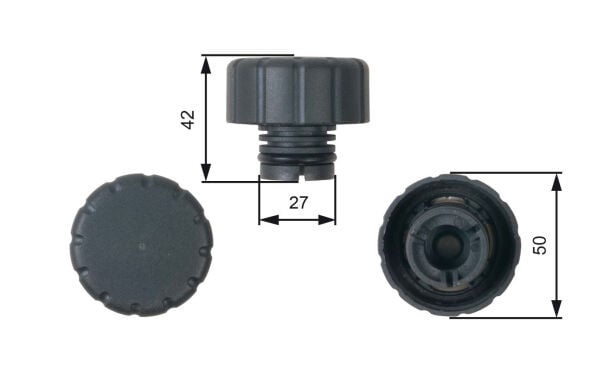 Mercedes A Serisi W168 Yedek Su Depo Kapağı 1997-2004 GATES 1685010115