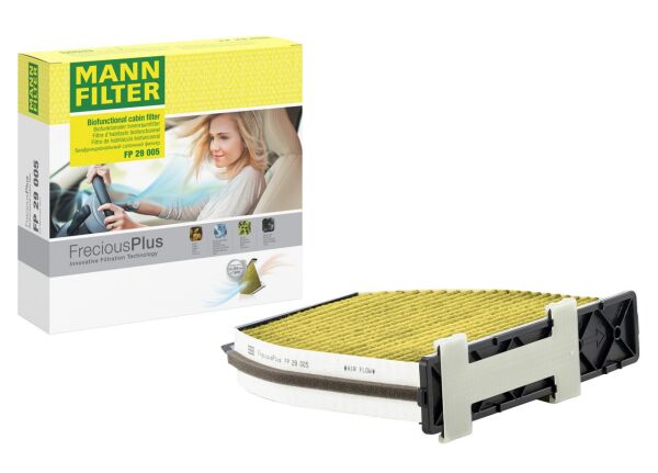 Mercedes GLK Serisi X204 Polen filtresi Antibakteriyel 2008-2014 MANN 2128300318